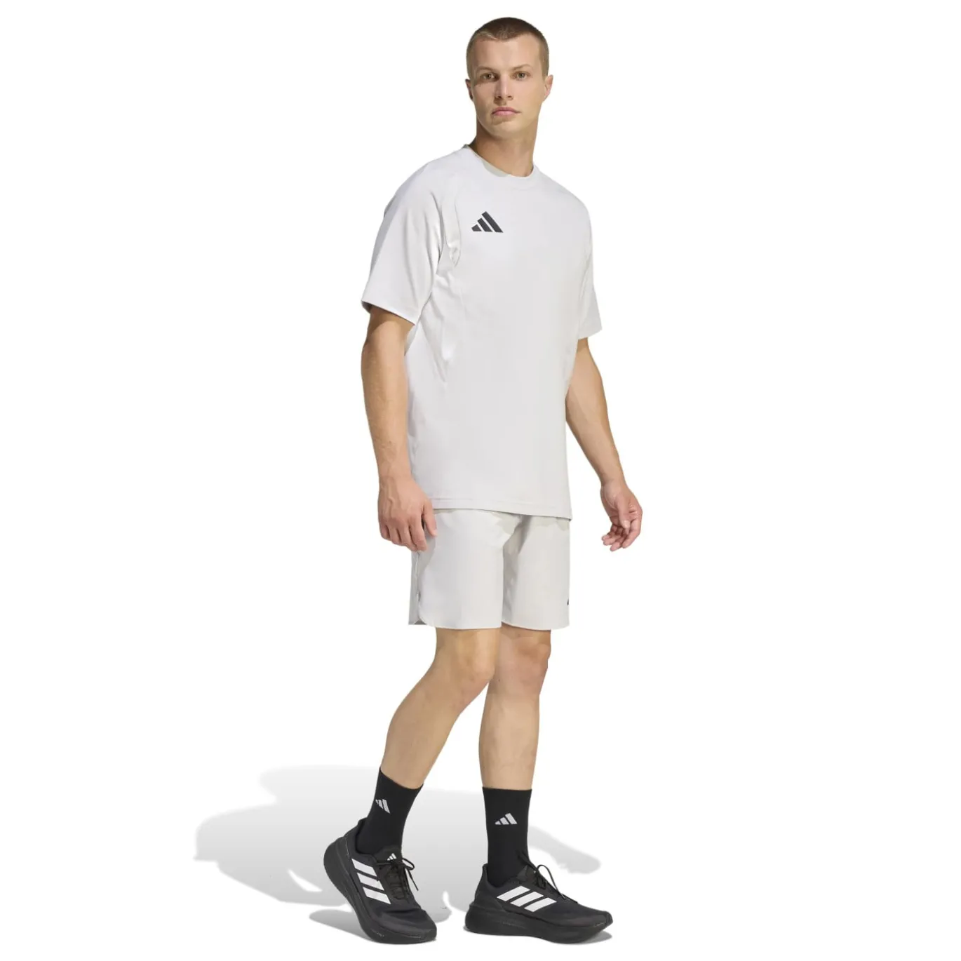 adidas Tiro Travel Trainingsshirt Grijs Zwart