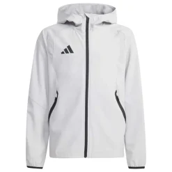 adidas Tiro Travel Windbreaker Kids Grijs Zwart