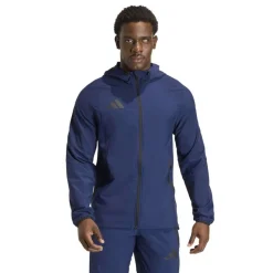 adidas Tiro Travel Windbreaker Donkerblauw Zwart