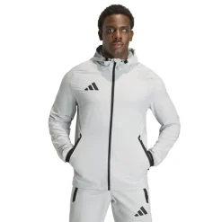 adidas Tiro Travel Windbreaker Grijs Zwart