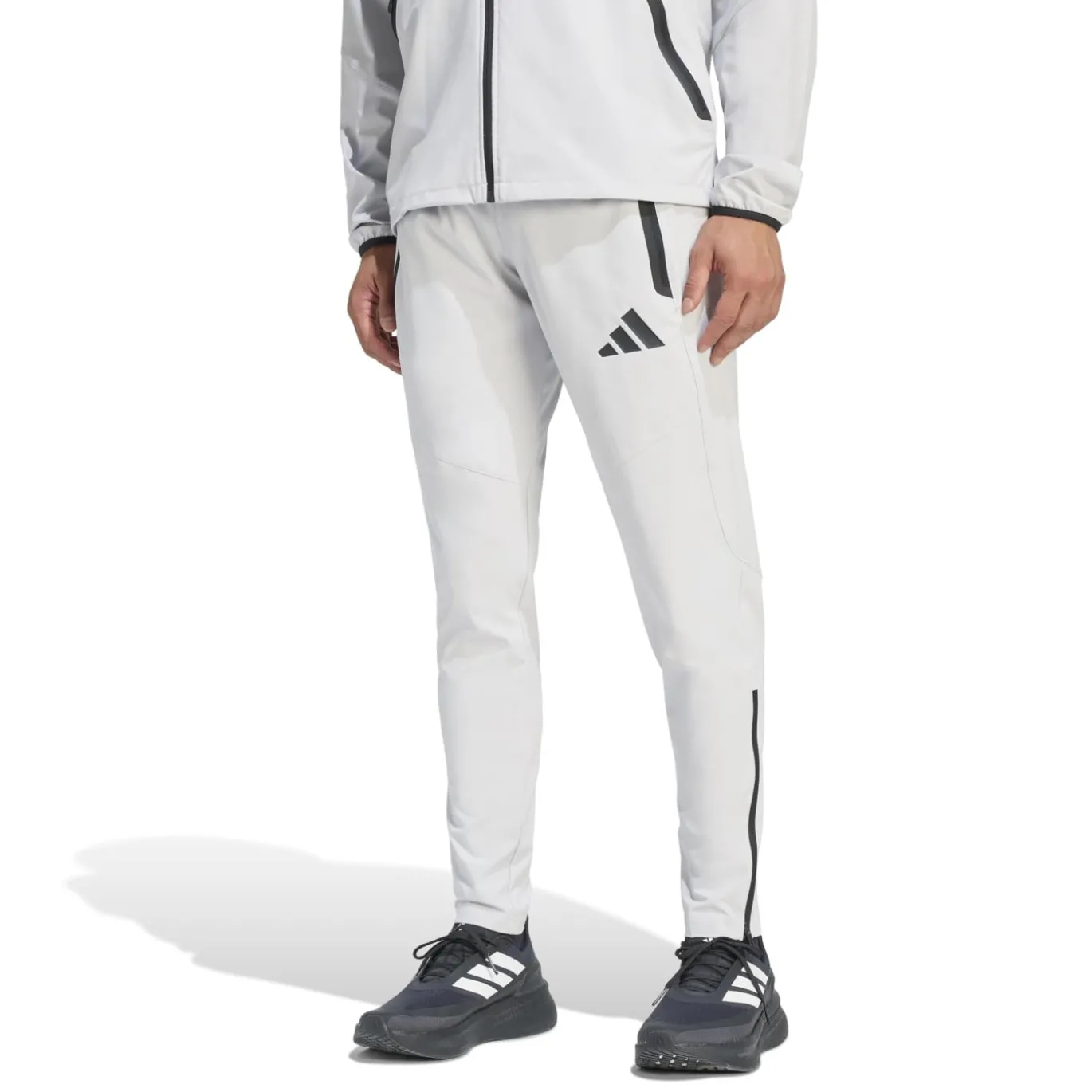 adidas Tiro Travel Windbreaker Trainingspak Grijs Zwart