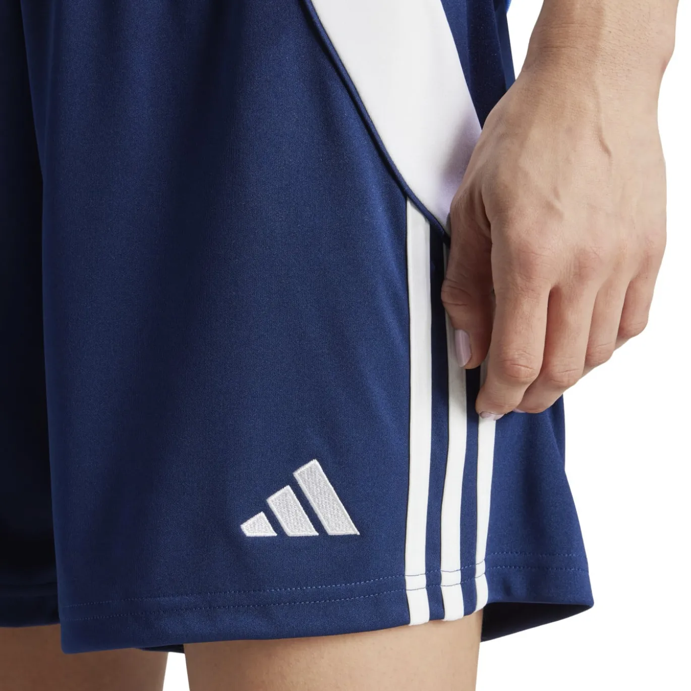 adidas Tiro 24 Voetbalbroekje Dames Donkerblauw Wit