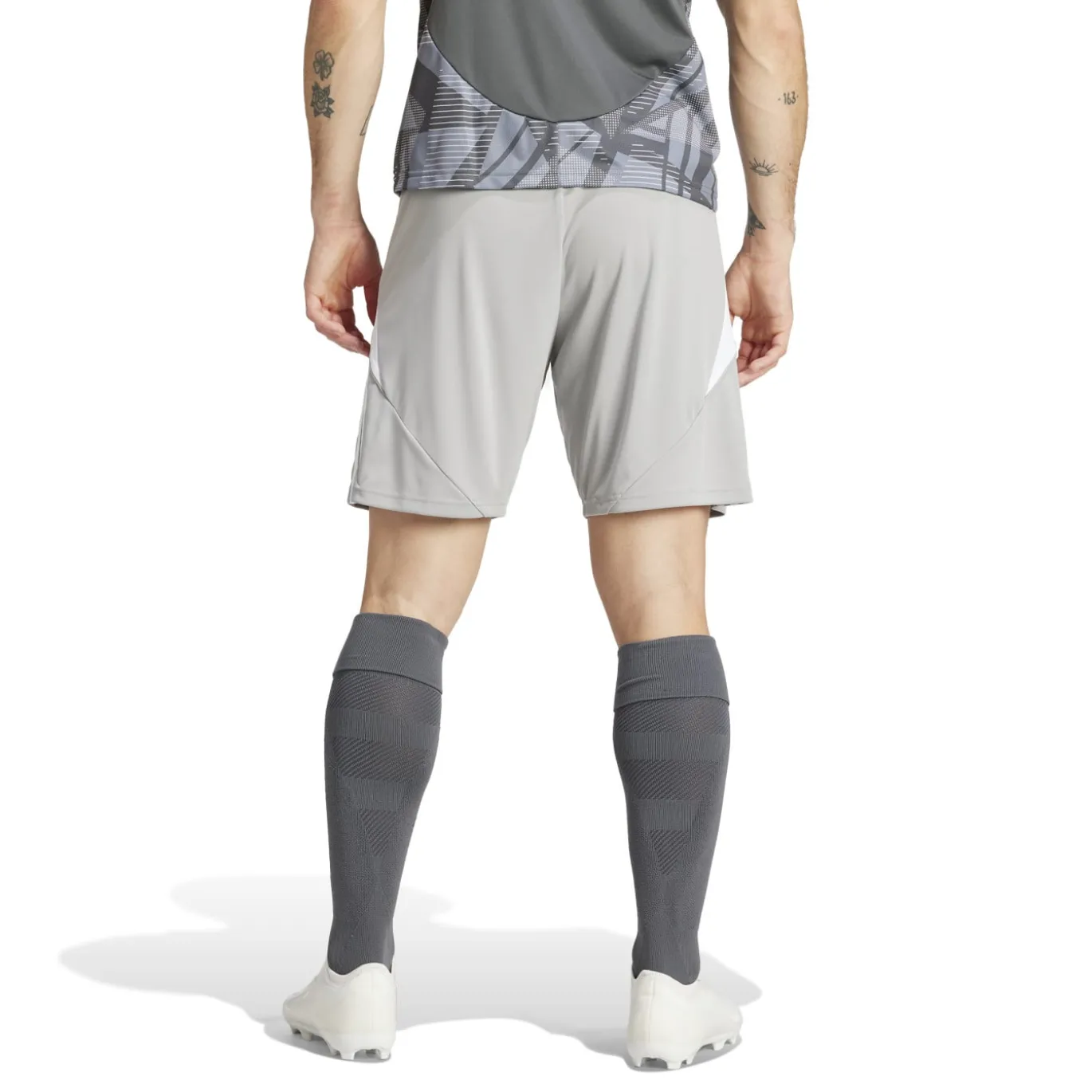 adidas Tiro 24 Voetbalbroekje Grijs Wit