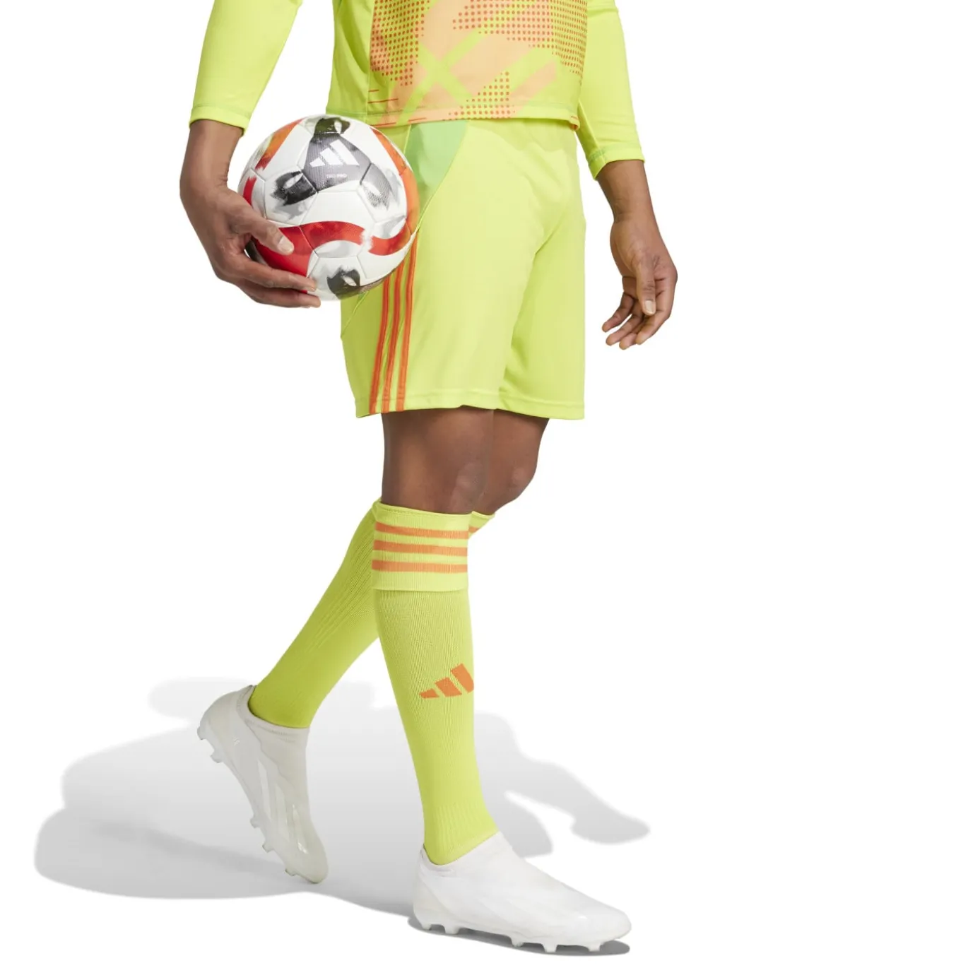 adidas Tiro 24 Voetbalbroekje Geel Lichtgroen Oranje