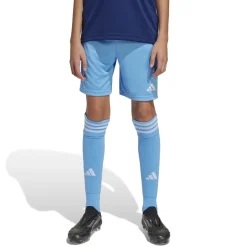 adidas Tiro 24 Voetbalbroekje Kids Lichtblauw Wit
