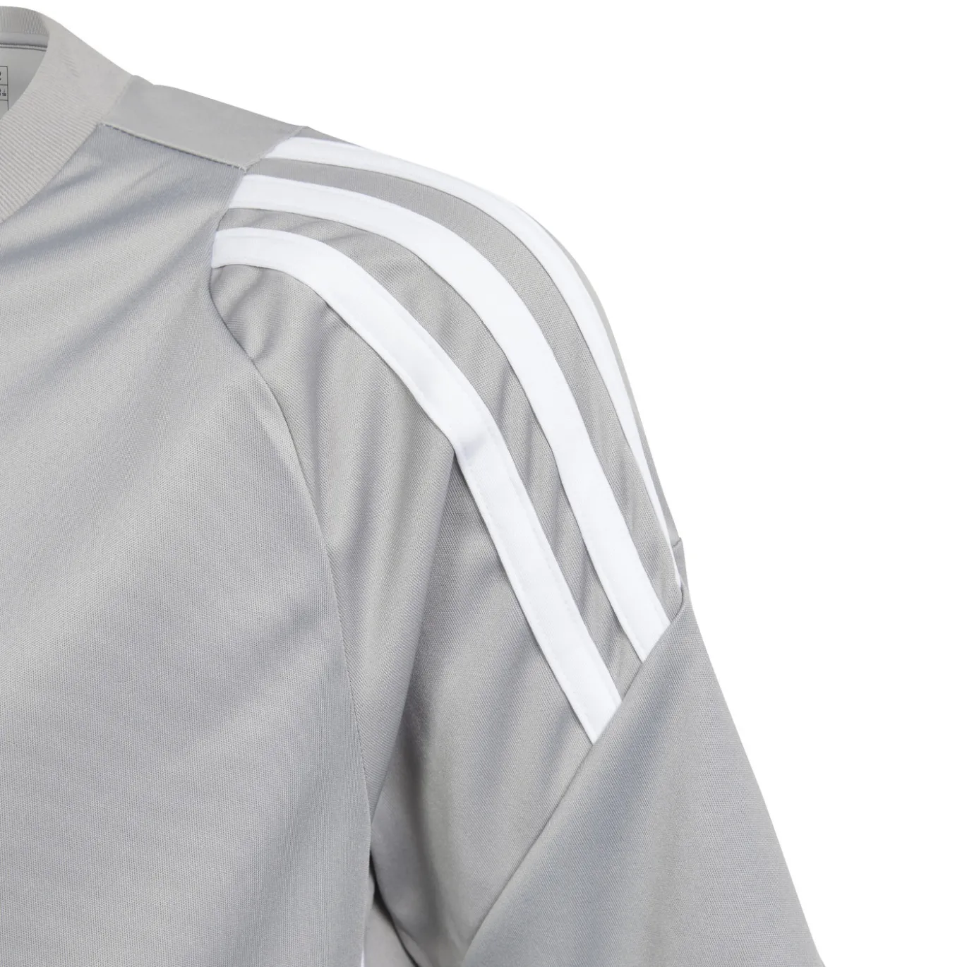 adidas Tiro 24 Voetbalshirt Kids Lichtgrijs Wit