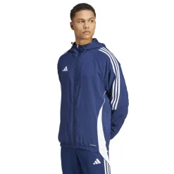 adidas Tiro 24 Windbreaker Donkerblauw Wit