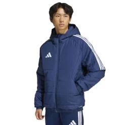 adidas Tiro 26 Winterjas Donkerblauw Wit