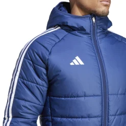 adidas Tiro 24 Winterjas Donkerblauw Wit