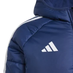 adidas Tiro 24 Winterjas Kids Donkerblauw Wit
