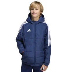 adidas Tiro 26 Winterjas Kids Donkerblauw Wit