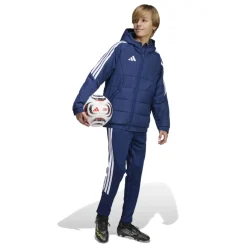 adidas Tiro 26 Winterjas Kids Donkerblauw Wit