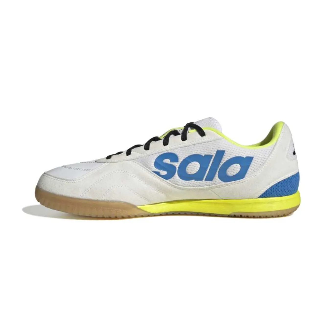 adidas Top Sala Competition II Zaalvoetbalschoenen (IN) Wit Blauw Neongeel Zwart