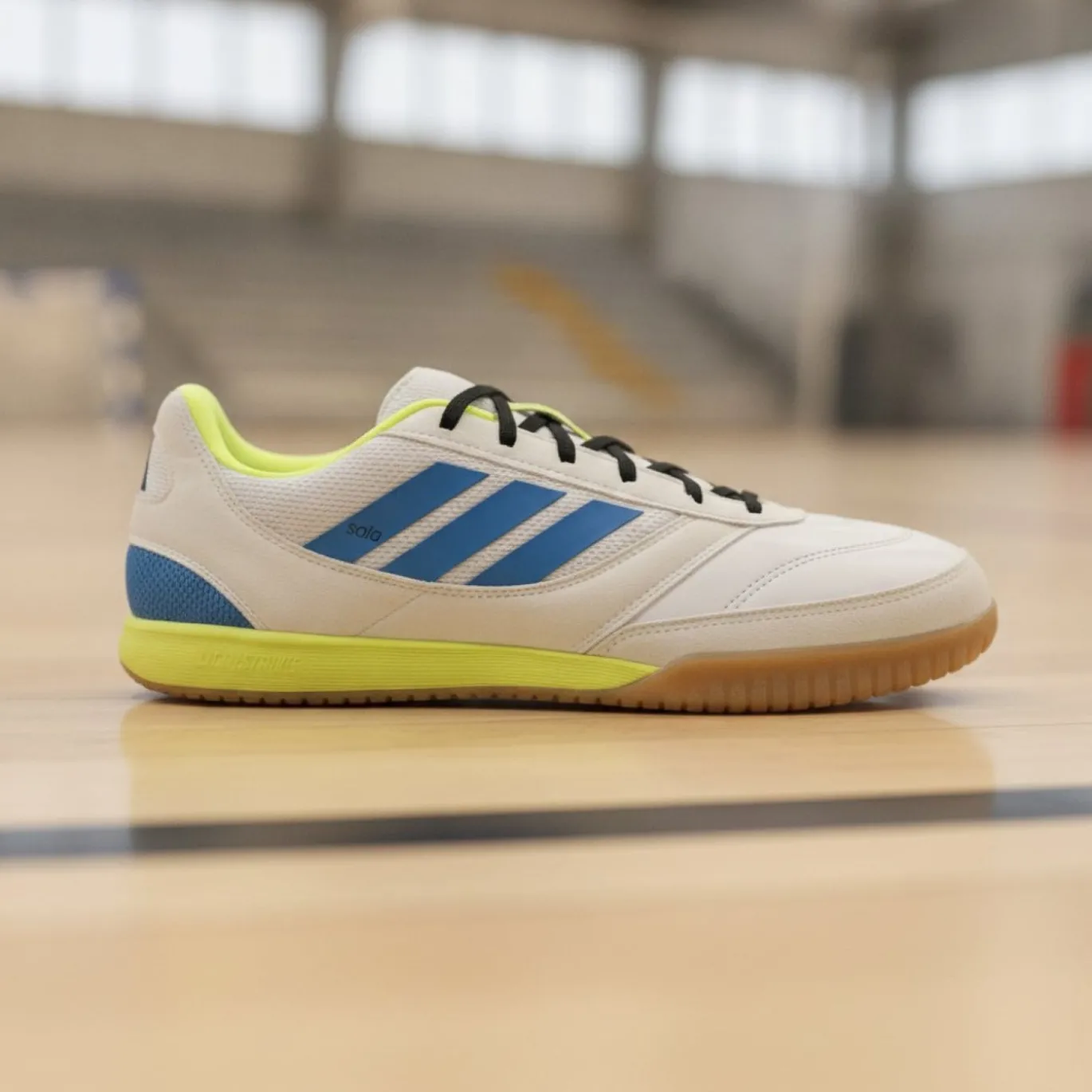adidas Top Sala Competition II Zaalvoetbalschoenen (IN) Wit Blauw Neongeel Zwart