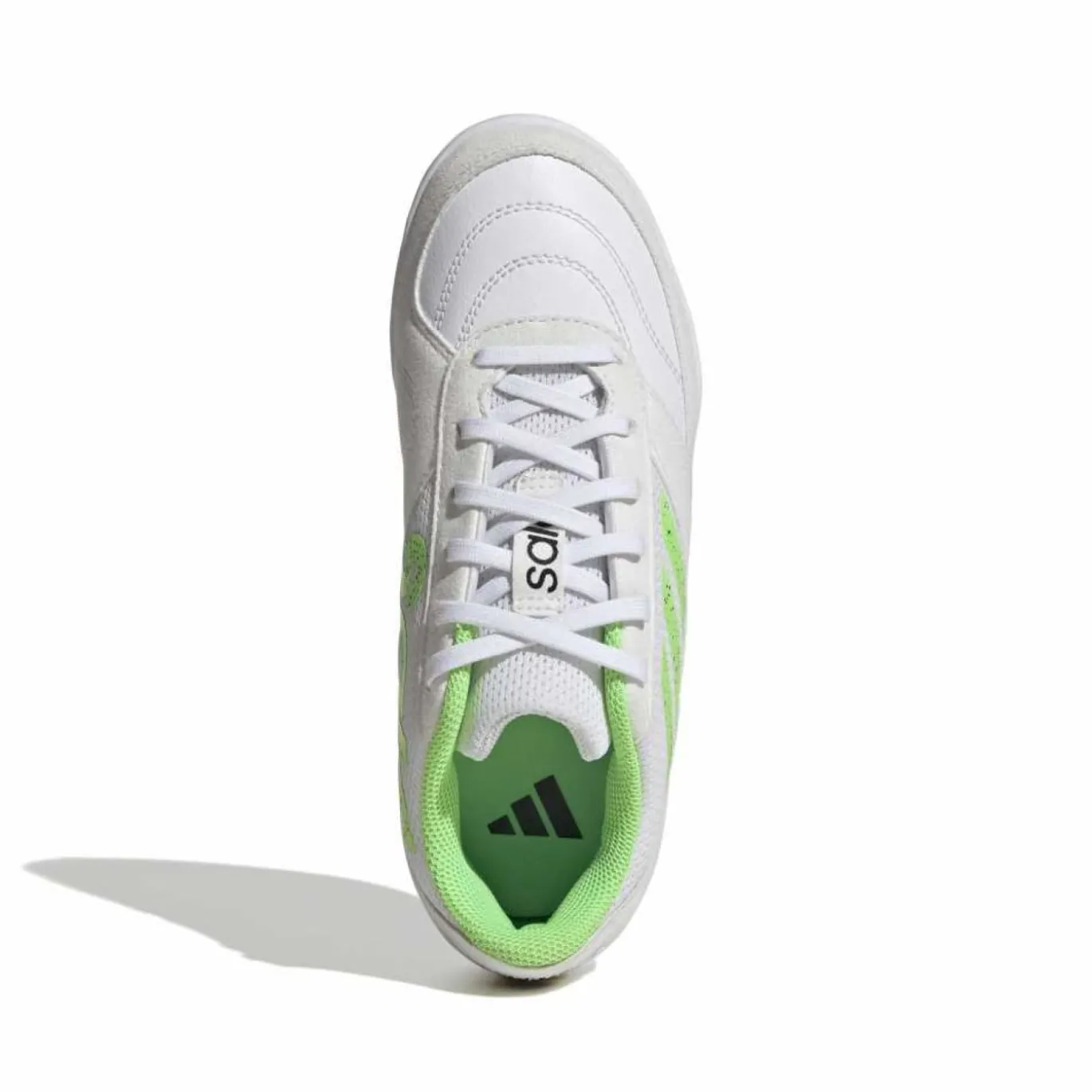 adidas Top Sala Competition II Zaalvoetbalschoenen (IN) Kids Wit Lichtgroen Zwart