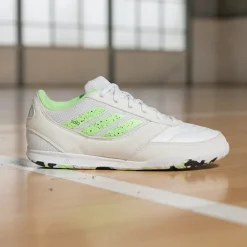 adidas Top Sala Competition II Zaalvoetbalschoenen (IN) Kids Wit Lichtgroen Zwart