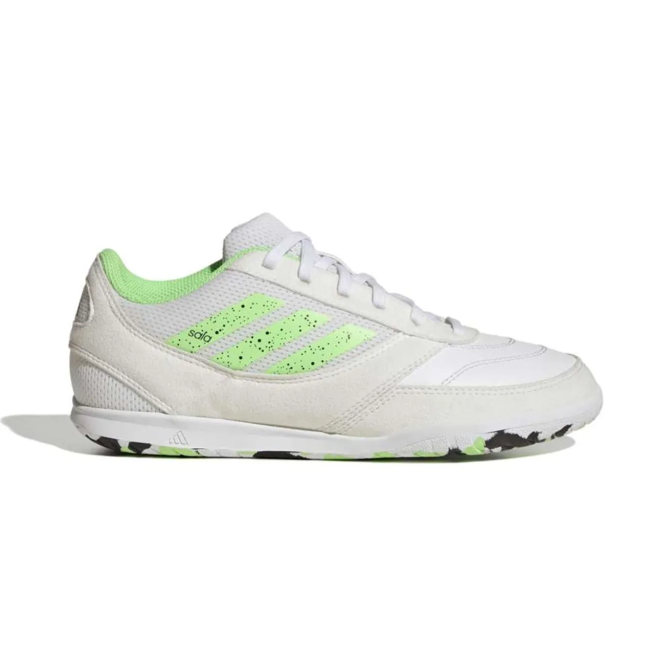 adidas Top Sala Competition II Zaalvoetbalschoenen (IN) Kids Wit Lichtgroen Zwart