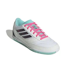 adidas Top Sala Competition II Zaalvoetbalschoenen (IN) Kids Wit Zwart Turquoise Roze