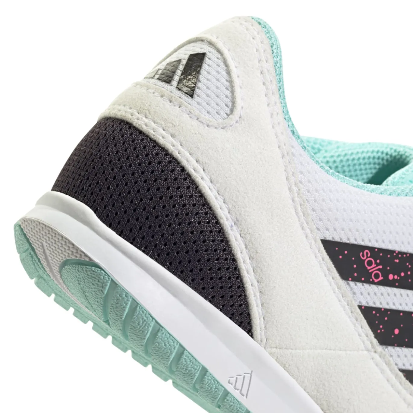 adidas Top Sala Competition II Zaalvoetbalschoenen (IN) Kids Wit Zwart Turquoise Roze