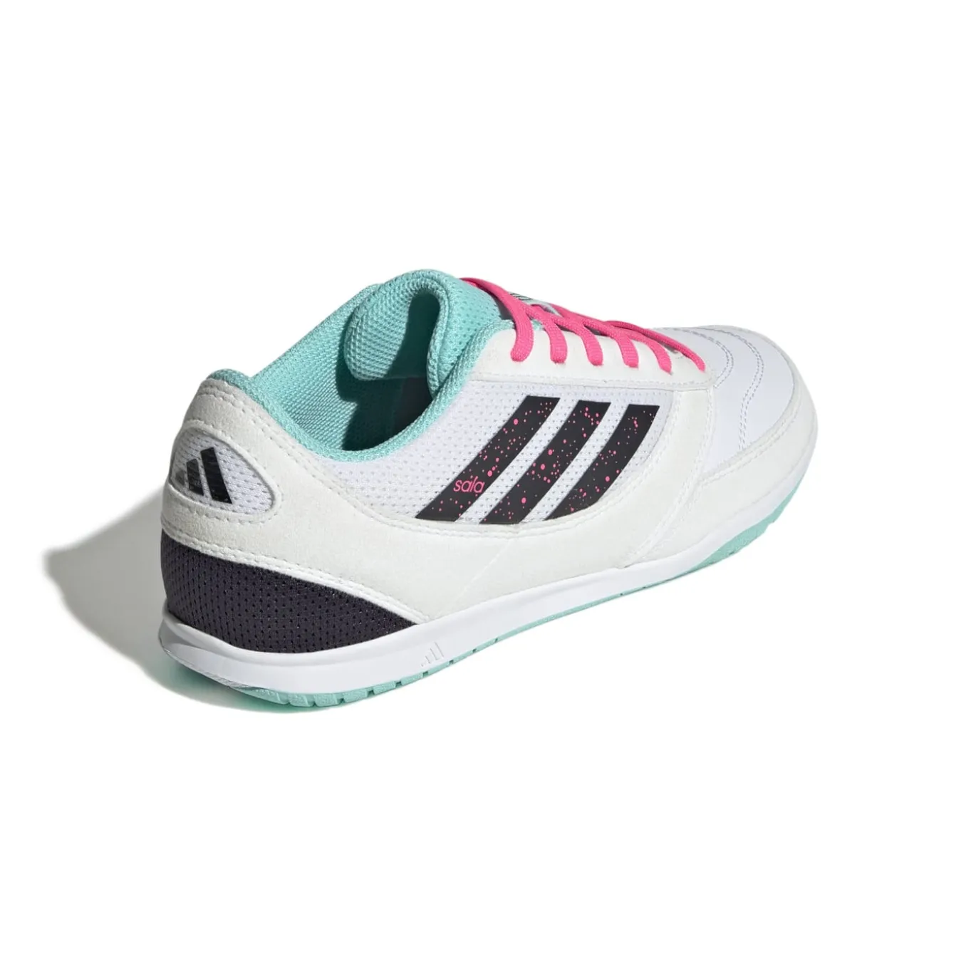adidas Top Sala Competition II Zaalvoetbalschoenen (IN) Kids Wit Zwart Turquoise Roze