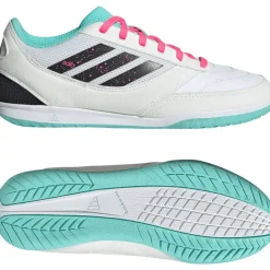 adidas Top Sala Competition II Zaalvoetbalschoenen (IN) Kids Wit Zwart Turquoise Roze