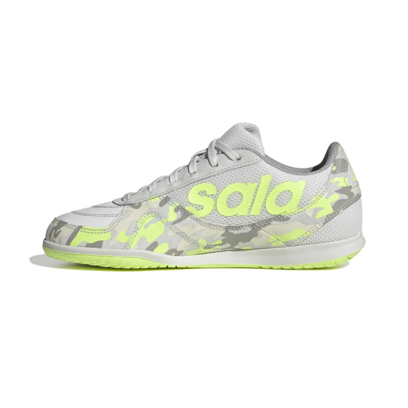 adidas Top Sala Competition II Zaalvoetbalschoenen (IN) Kids Lichtgrijs Lichtgroen Lime
