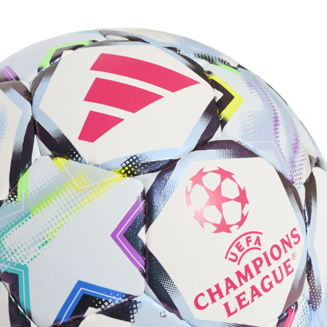 adidas UEFA Champions League Pro Zaalvoetbal Maat 4 2026-2027 Wit Roze Multicolor