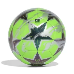 adidas UEFA Champions League Club Voetbal Maat 5 2026-2027 Zilvergrijs Zwart Felgroen