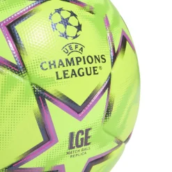 adidas UEFA Champions League League Winter Voetbal Maat 5 2026-2027 Limoengroen Zwart Paars