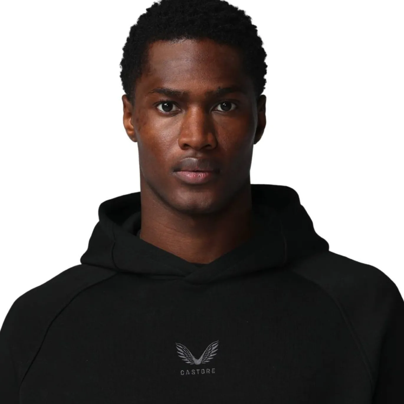 Castore Adapt Fleece Hoodie Zwart Donkergrijs