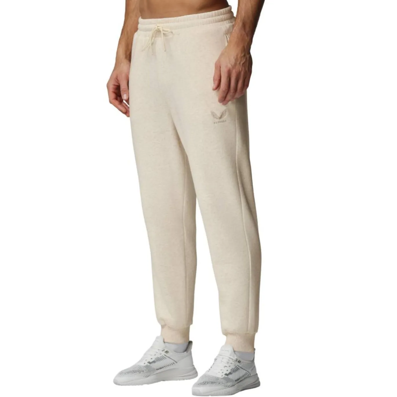 Castore Adapt Fleece Joggingpak Hooded Lichtbeige