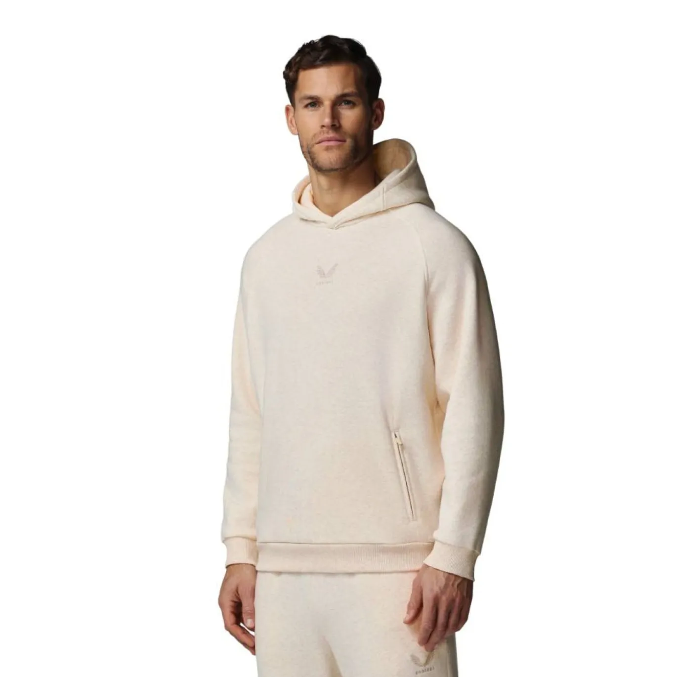 Castore Adapt Fleece Joggingpak Hooded Lichtbeige