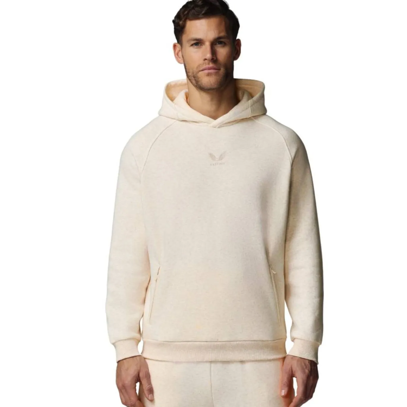 Castore Adapt Fleece Joggingpak Hooded Lichtbeige