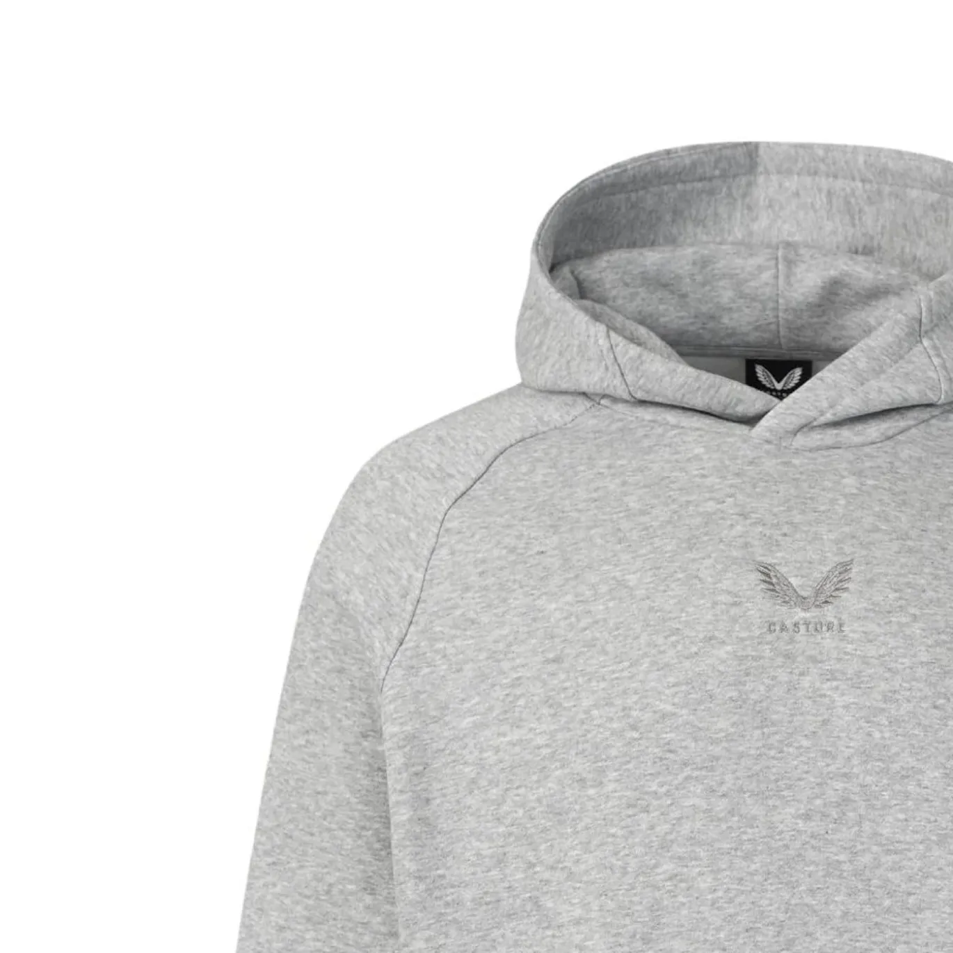 Castore Adapt Fleece Trainingspak Hooded Lichtgrijs Donkergrijs