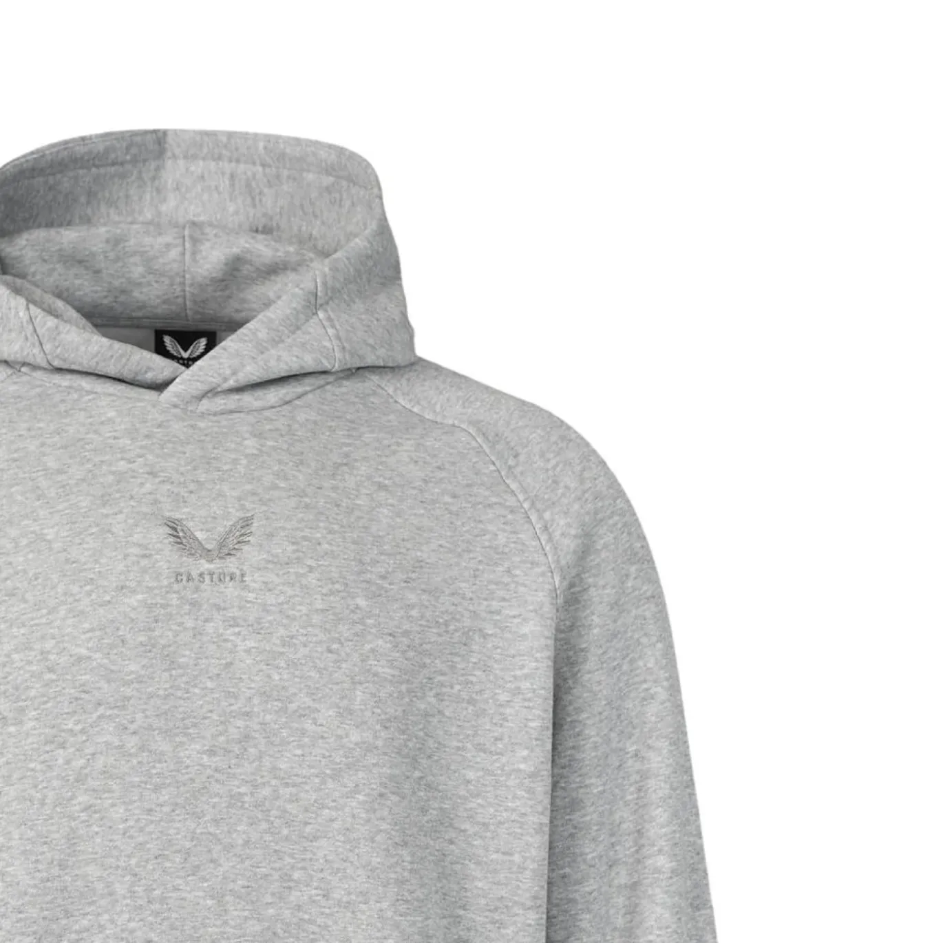 Castore Adapt Fleece Trainingspak Hooded Lichtgrijs Donkergrijs