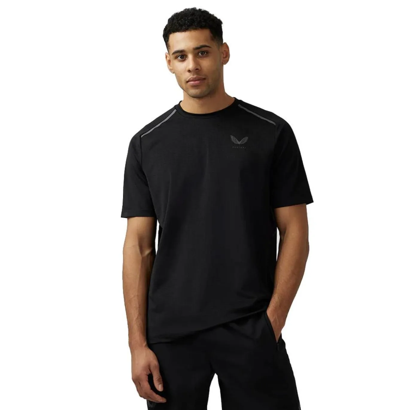 Castore Aeromesh Apex 6 Inch Zomerset Zwart Donkergrijs