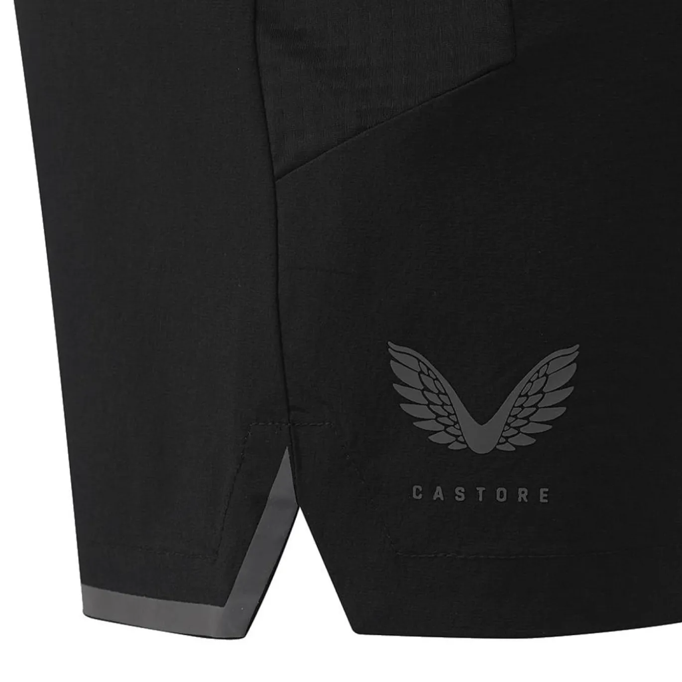 Castore Aeromesh Apex 6 Inch Zomerset Zwart Donkergrijs
