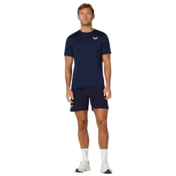 Castore Engineerd T-Shirt Donkerblauw Wit