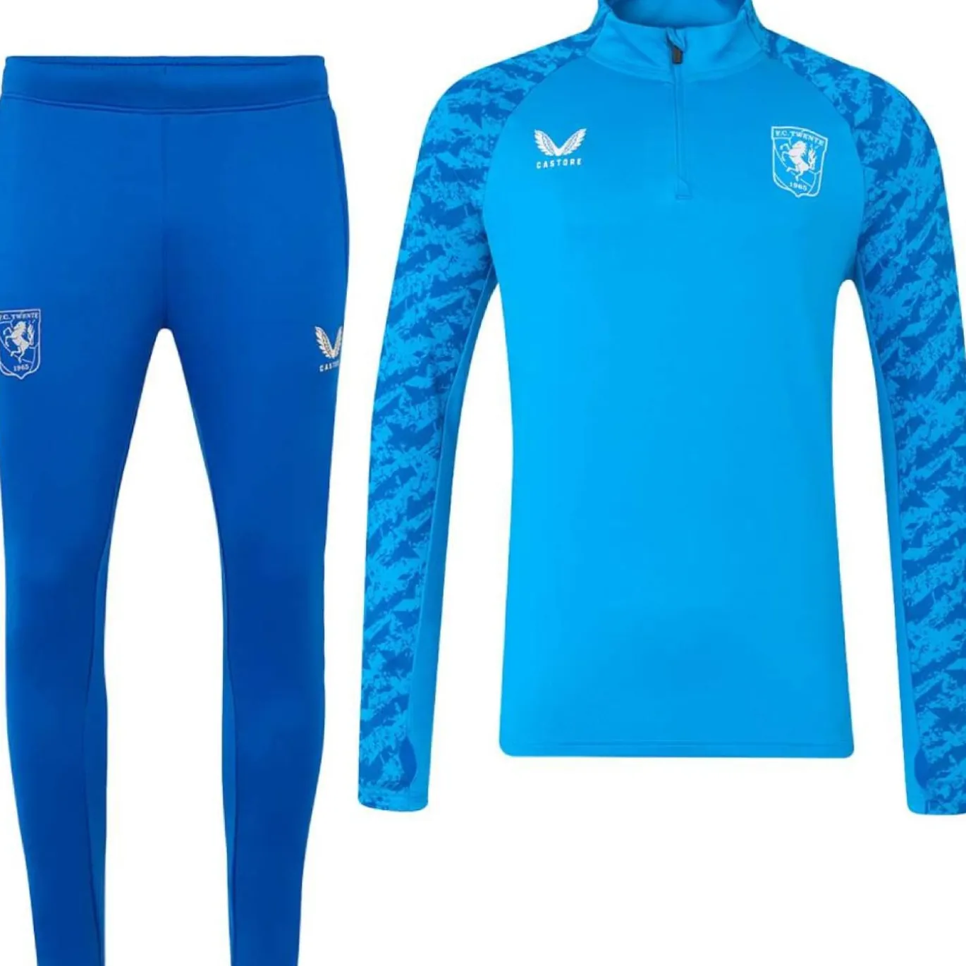 Castore FC Twente Trainingspak 1/4-Zip 2025-2026 Blauw