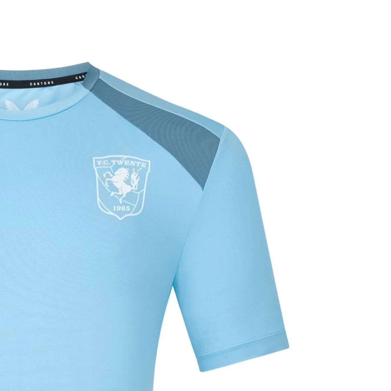 Castore FC Twente Trainingsshirt 2026-2027 Lichtblauw Donkerblauw