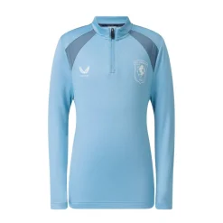 Castore FC Twente Trainingstrui 1/4-Zip 2026-2027 Kids Lichtblauw Donkerblauw