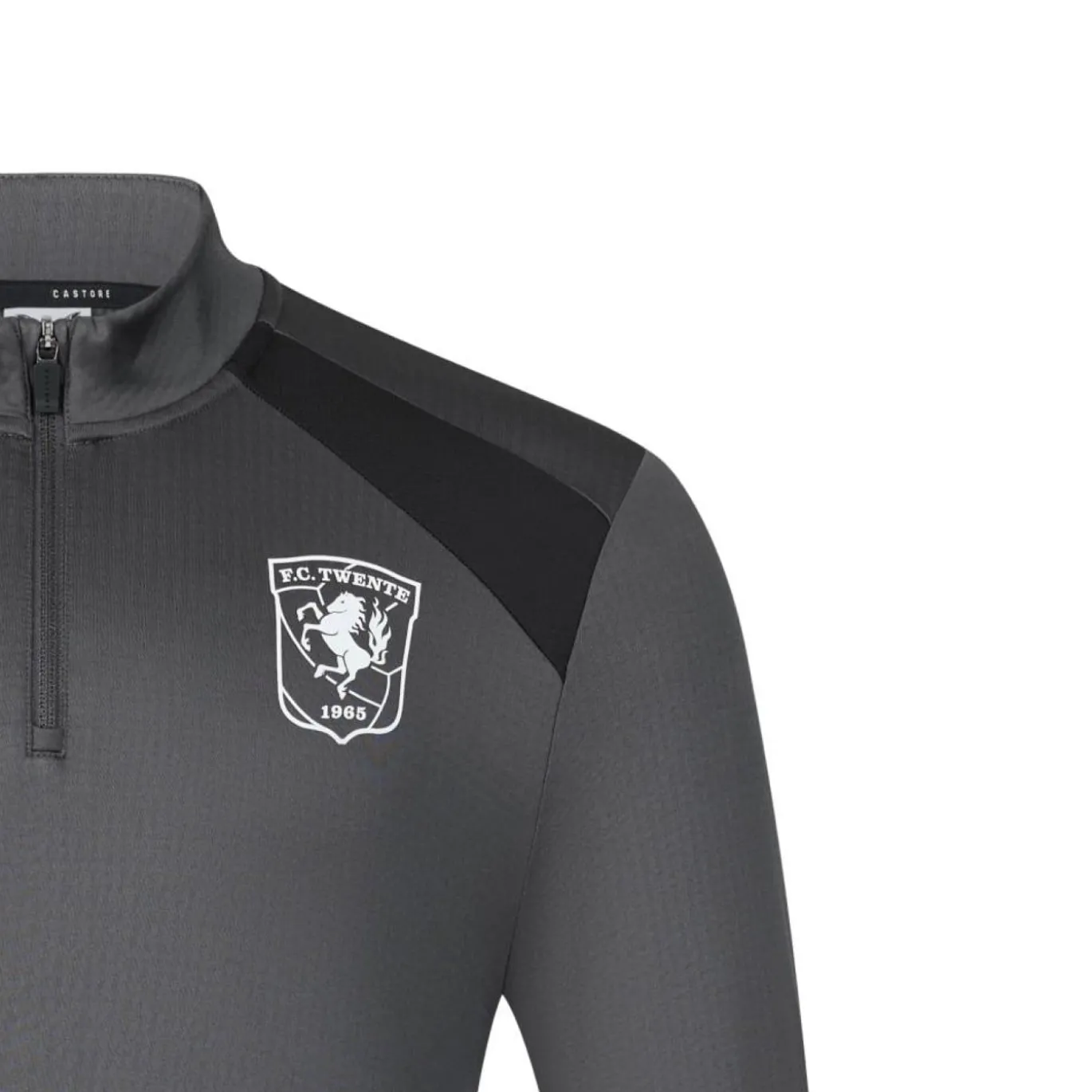 Castore FC Twente Trainingstrui 1/4-Zip 2026-2027 Donkergrijs Zwart