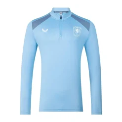 Castore FC Twente Trainingstrui 1/4-Zip 2026-2027 Lichtblauw Donkerblauw