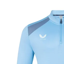 Castore FC Twente Trainingstrui 1/4-Zip 2026-2027 Lichtblauw Donkerblauw
