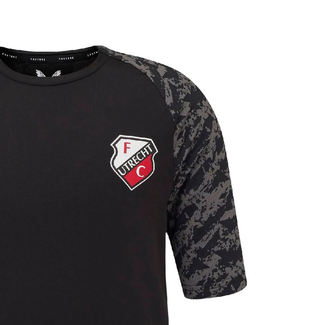 Castore FC Utrecht Trainingsshirt 2025-2026 Kids Zwart Grijs