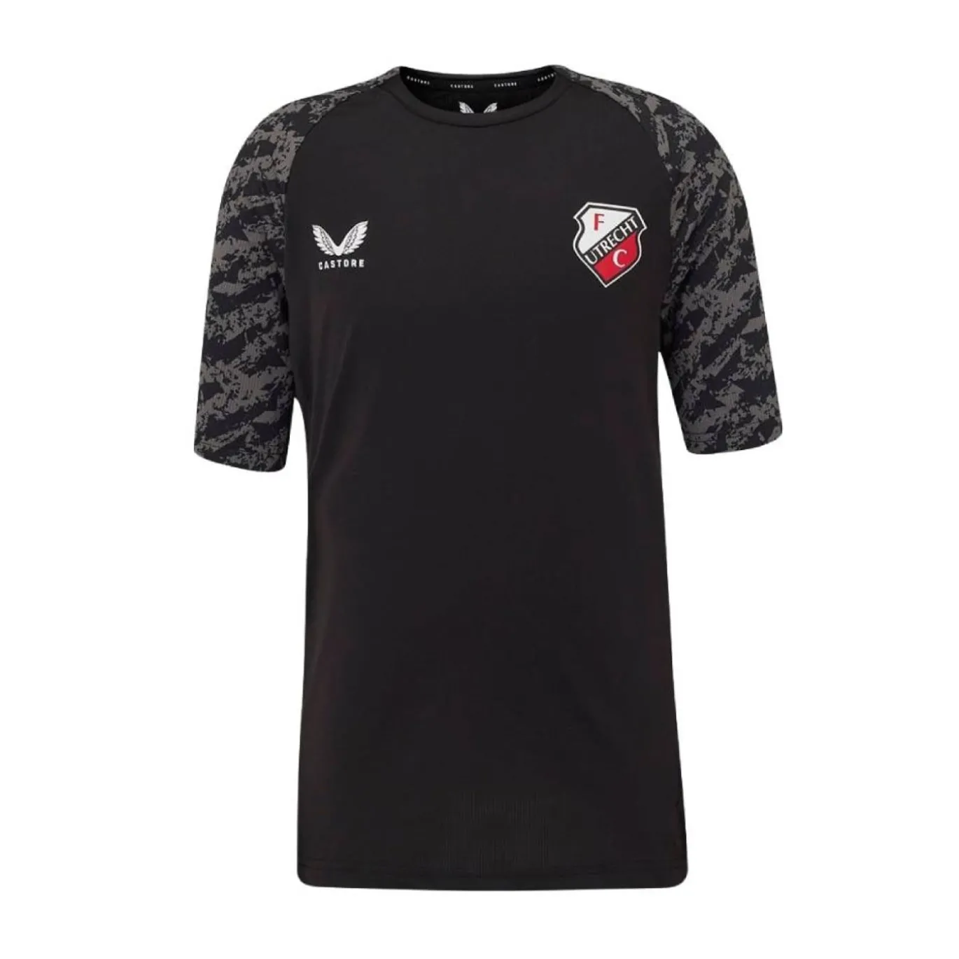 Castore FC Utrecht Trainingsshirt 2025-2026 Kids Zwart Grijs