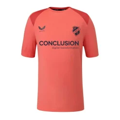 Castore FC Utrecht Trainingsshirt 2026-2027 Kids Lichtrood Donkerrood