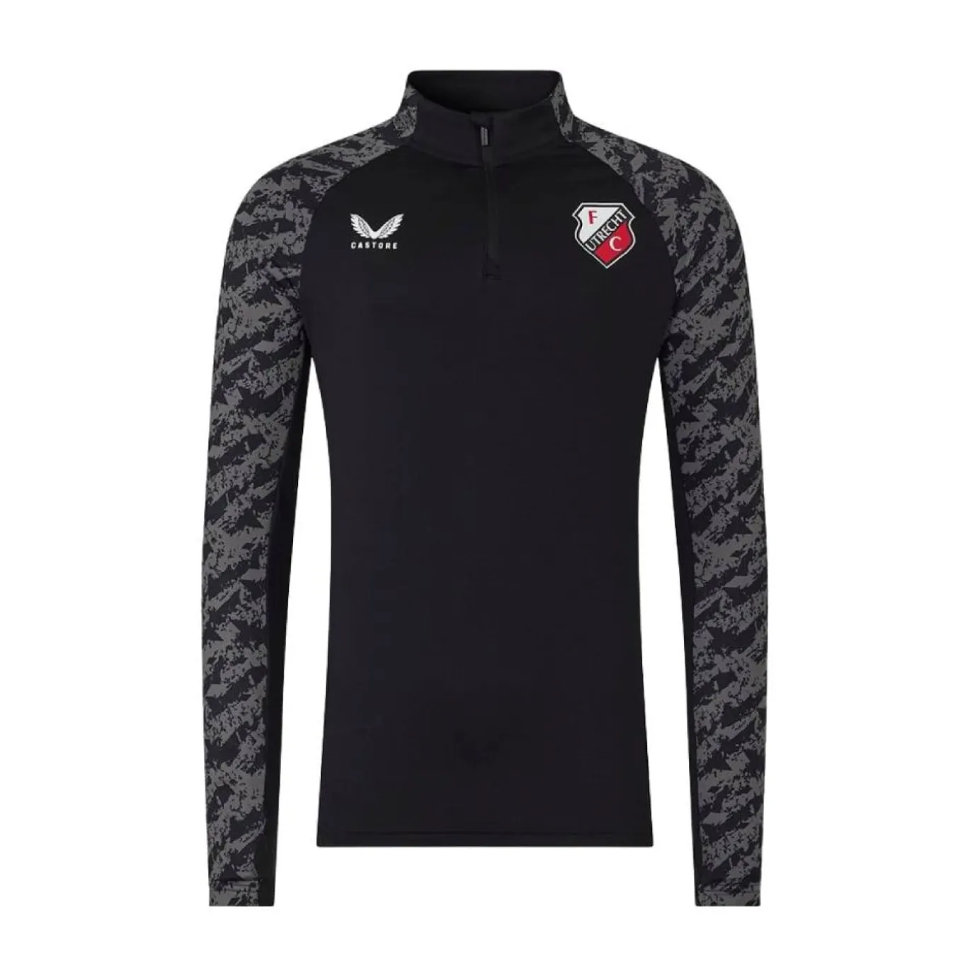 Castore FC Utrecht Trainingstrui 1/4-Zip 2025-2026 Zwart