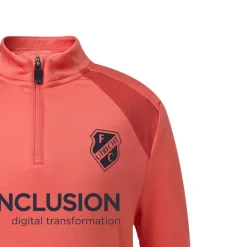 Castore FC Utrecht Trainingstrui 1/4-Zip 2026-2027 Kids Lichtrood Donkerrood