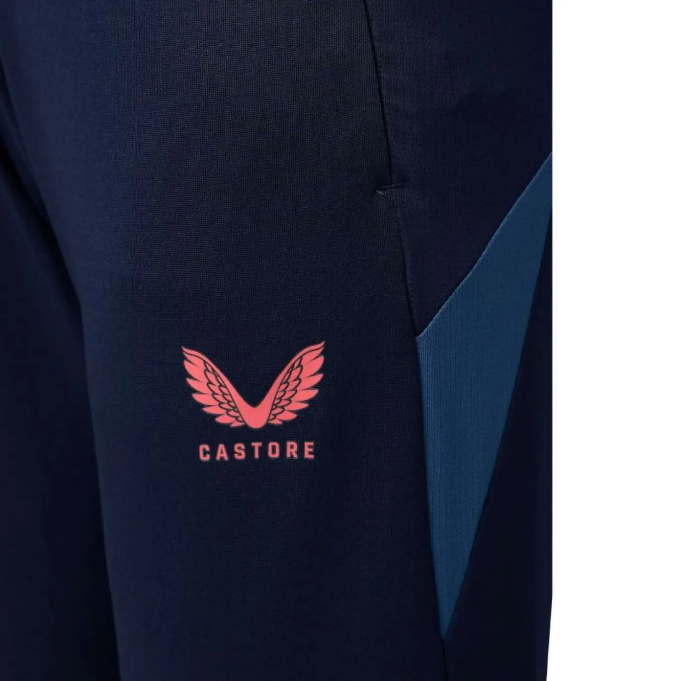 Castore FC Utrecht Trainingspak 1/4-Zip 2026-2027 Kids Lichtrood Donkerblauw